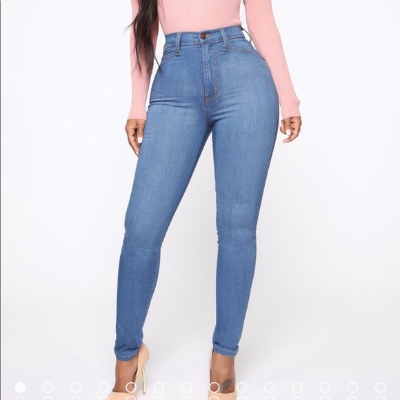 Fashion nova classic high waisted skinny jeans